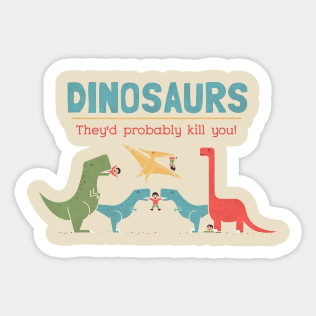 Dino Fact Sticker by HandsOffMyDinosaur